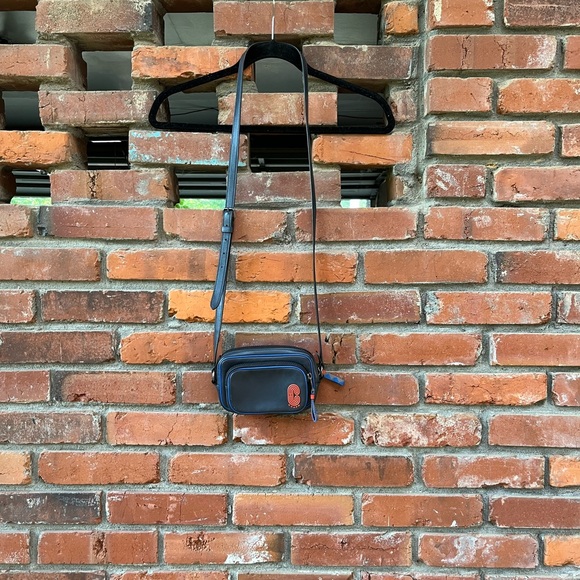 Coach Mini Edge Double Pouch Crossbody with Coach Pouch - Picture 8 of 8